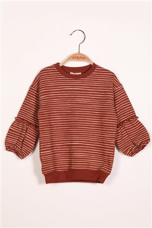 Girl's White T-Shirt and Blue Polka Dot Duvet Set