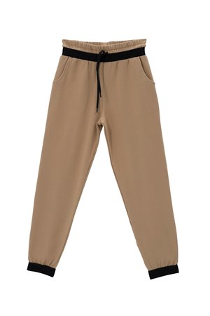 Unisex Kids’ Hooded Plush Jacket with Piping Detail