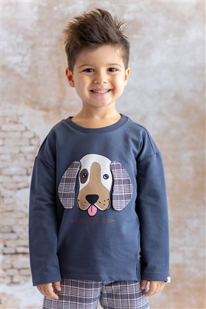 Baby Boy Sweatshirt With Ear Detail