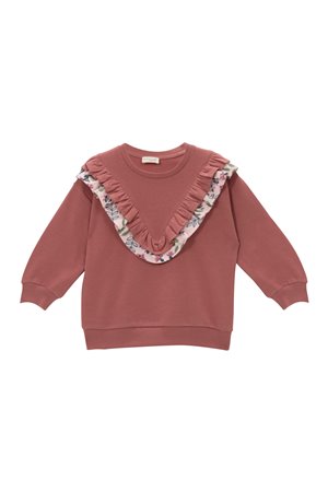 Baby Girl Ruffle Detail Sweatshirt