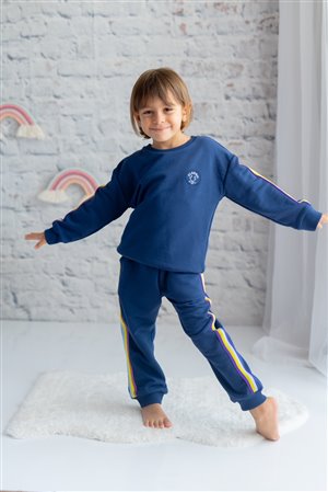 Baby Striped Tracksuit Set