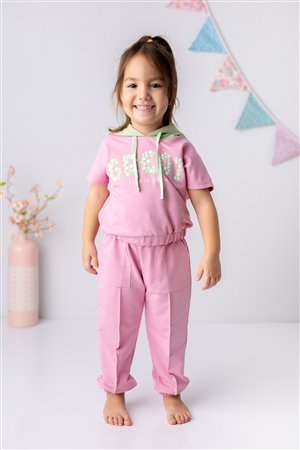 Girl'S Great Embossed Tracksuit Set