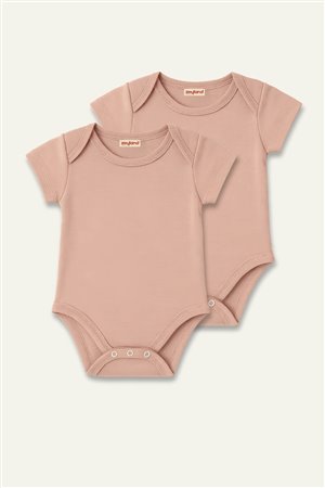 Unisex Baby Two-Piece Short-Sleeve Bodysuit