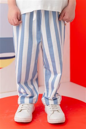 Unisex Kids Striped Trousers