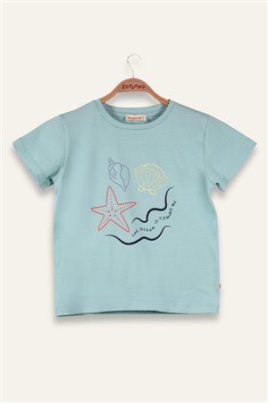 Girl'S Hawaiian Printed T-Shirt