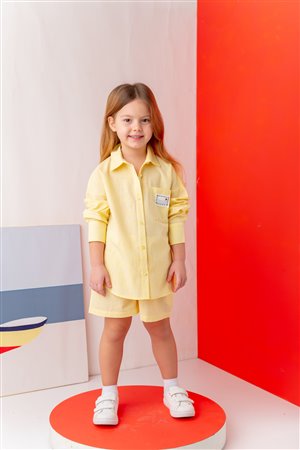 Girls' Shirt And Shorts Set