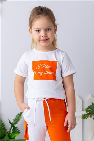 Girl'S Text Printed T-Shirt