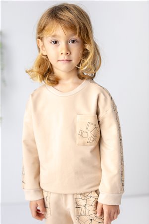Boys' Sweatshirt With Pocket Detail