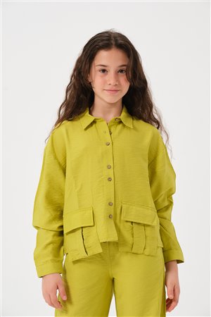 Young Girl'S Shirt With Pockets