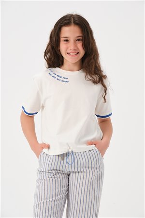 T-Shirt With Young Girl Print