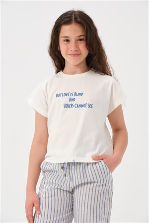 T-Shirt With Young Girl Print